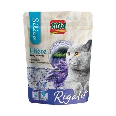 Riga Rigalit Litière silice senteur lavande, 2,2kg