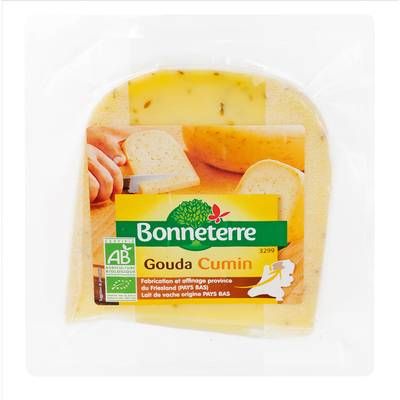 Bonneterre Gouda cumin bio, 200g