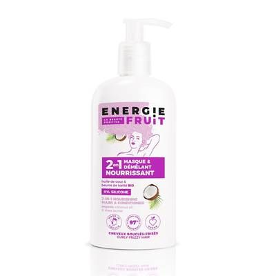 Energie Fruit Masque et soin 2en1 à la coco et au beurre de karité Bio, 300ml