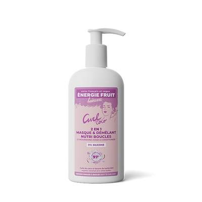 Energie Fruit Masque et soin 2en1 à la coco et au beurre de karité Bio, 300ml