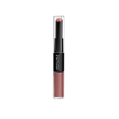 L'Oréal Paris Rouge à lèvres Infaillible 24H Rouge à Lèvres Duo, 312 Incessant Russet