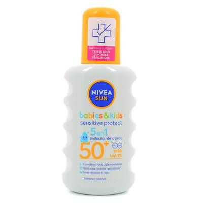 Nivea sun Spray solaire sensitive Babies & kids FPS 50+, 200ml
