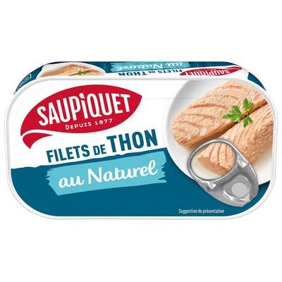 Saupiquet Filets de Thon au Naturel, 81g