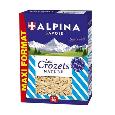 Alpina Savoie Pâtes Les Crozets Nature, 600g
