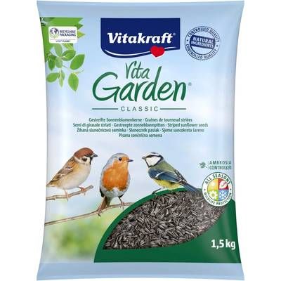 Vitakraft Graines de Tournseol pour Oiseaux du Ciel, 1,5kg