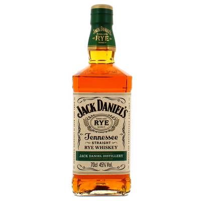 Jack Daniel's Rye Straight Tennessee 45°, 75cl