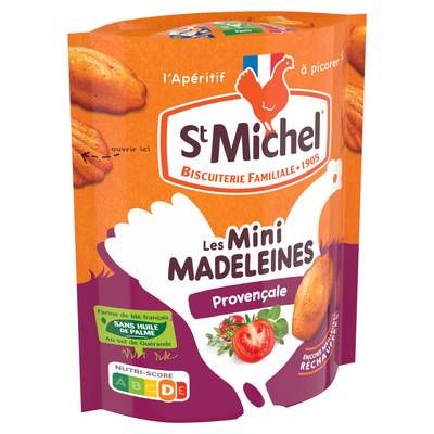 St Michel Mini Madeleine Provençale tomate, 100g