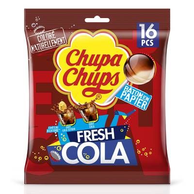 Chupa Chups Sucette Fresh Cola, 192g