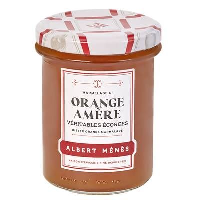 Albert Ménès Marmelade d'Orange Amère d'Espagne Ecorces Fines, 280g
