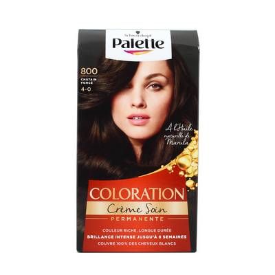 Palette Coloration Permanente Châtain 800, 115ml