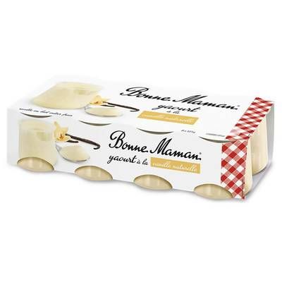 Bonne Maman Yaourt vanille, 8x125g