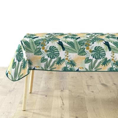 Douceur D Interieur Nappe rectangle en PVC Guyana, 140 x 240 cm