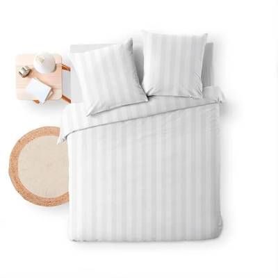 Douceur D Interieur Parure De Lit Cleo Blanc, 240 x 220 cm