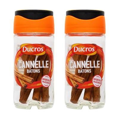 Ducros Bâtons de cannelle, Lot de 2x10g