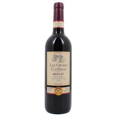 Vin de pays d'Oc rouge IGP Les Ormes De Cambras Merlot, 75cl
