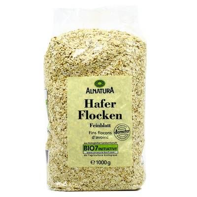 Alnatura Fins flocons d'avoine bio, 1Kg