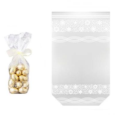 Metaltex Sachets grand modèle Dentelle, 10 Sachets