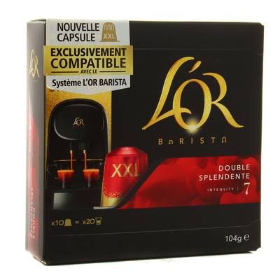 L'Or Barista Double splendente intensité 7, 10 capsules