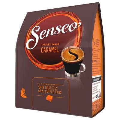 Senseo Café dosettes saveur caramel, 32 dosettes