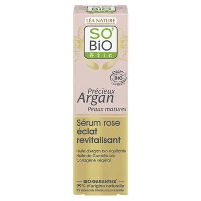 SO'BIO ETIC Sérum rose éclat revitalisant, 150ml