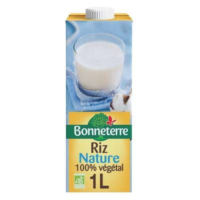 Bonneterre Boisson riz nature bio, 1L
