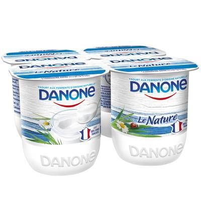 Danone Yaourt Ferme Nature, 4x125g