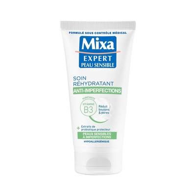 Mixa Soin Anti-Imperfection Très Hydatant 2 en 1 Peau Sensible, 50ml