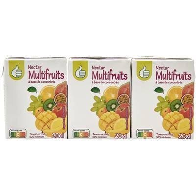 Pouce Nectar de multifruits, 6x20cl