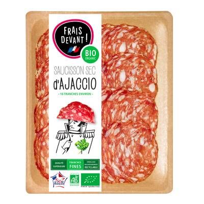 Frais Devant Saucisson sec d'Ajaccio Bio, 70g