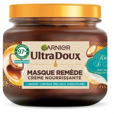 Garnier - Ultra Doux Masque Remède Crème Nourrissante Richesse d'Argan, 340ml