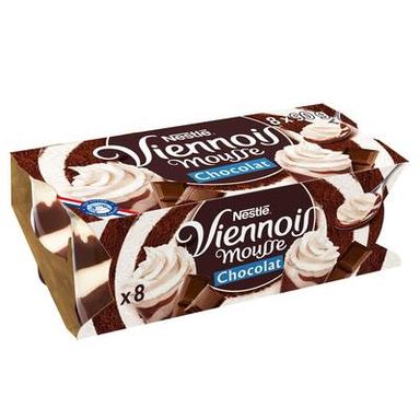 Nestlé Mousse viennois extrême chocolat, 8x90g
