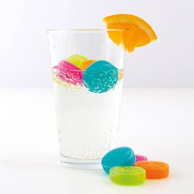 Dotz Set de 20 glaçons réutilisables citron