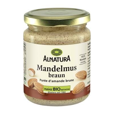 Alnatura Purée d'amande brune bio, 250g