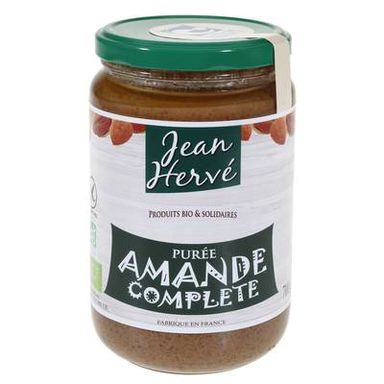 Jean Hervé Purée d'amande complète Bio, 700g