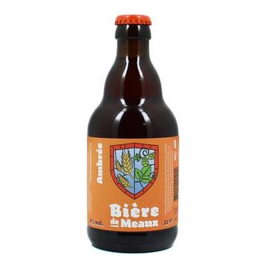 Brasserie de Meaux Bière ambrée 6°, 33cl