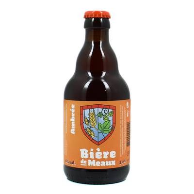 Brasserie de Meaux Bière ambrée 6°, 33cl