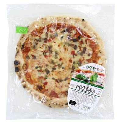 La Pizzeria Pizza Bio aux Légumes Grillés, 420g