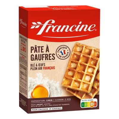 Francine Farine Pâte à Gaufres, 350g