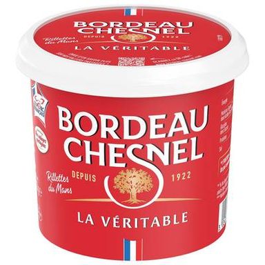Bordeau Chesnel Rillettes 100 % Pur Porc, 220g