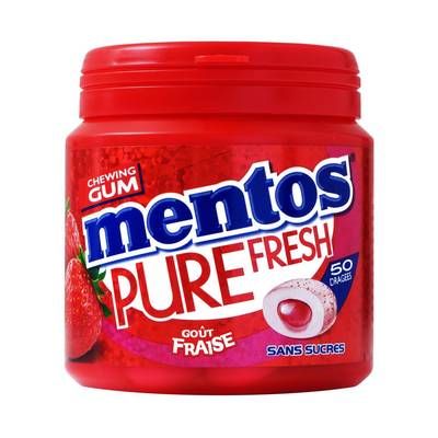 Mentos Fraise, 50 chewing gums