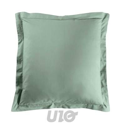 Douceur D Interieur Taie d'oreiller Sauge, 63 x 63  cm