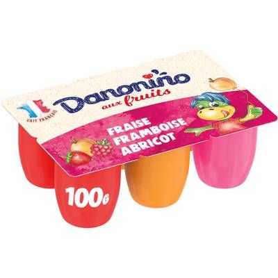 Danonino Petits suisses aux fruits, 6x100g