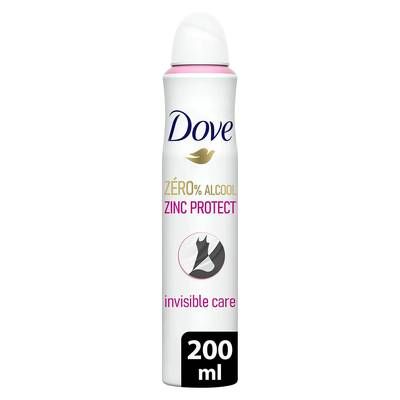Dove Déodorant spray invisible care 0%, 200ml