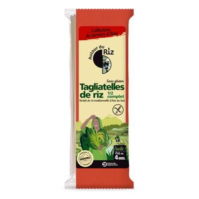 Autour Du Riz Tagliatelles de riz demi-complet bio, 200g