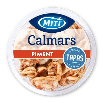 MITI Calmars sauce pimentée, Barquette de 120g