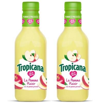 Tropicana Jus de Pommes Pressées, Lot de 2x90cl