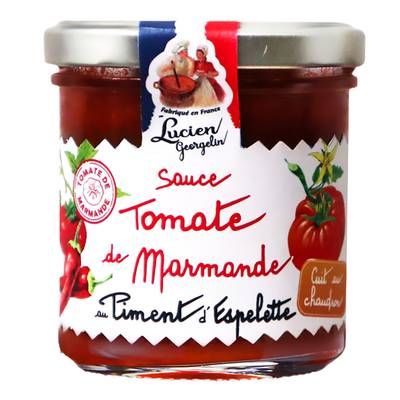 Lucien Georgelin Sauce Tomate de Marmande au piment d'Espelette, 150g