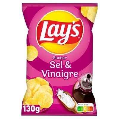 Lay's Chips saveur sel et vinaigre, 130g