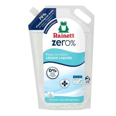 Rainett Lessive liquide Zero% éco-recharge, 1,7L