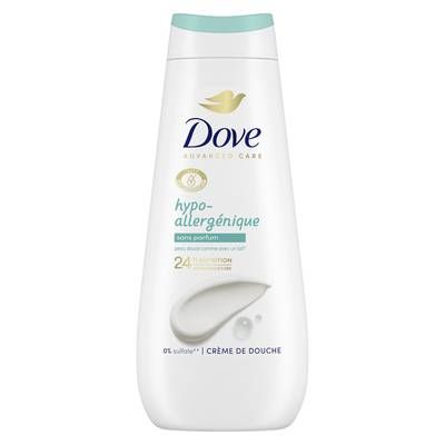 Dove Crème de douche Dermo-Hypoallergénique, 400ml